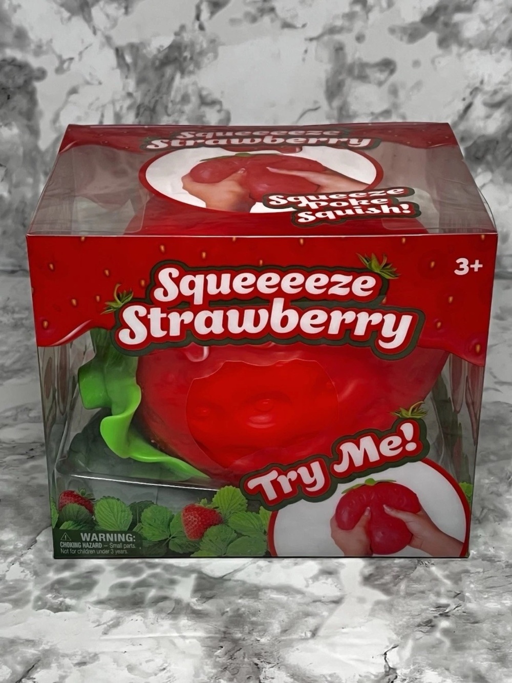 Sunny Days Squeezy Strawberry - Tiktok Viral Sensory Squeeze Toy NEW Squishy